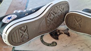 Converse All Star Hi - Pelle Nere