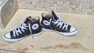 Converse All Star Hi - Pelle Nere