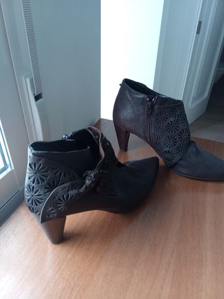 Botines marrones elegantes
