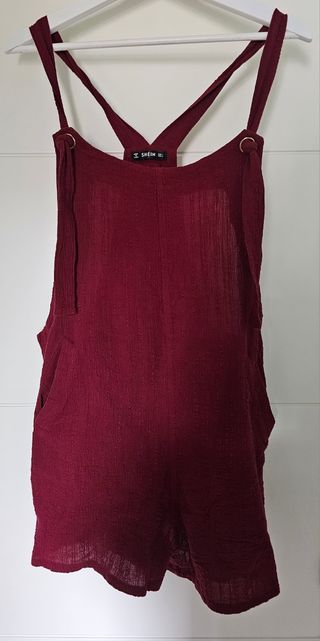 Mono corto granate SHEIN - Talla L