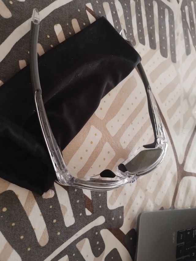 Gafas sol deportivas transparentes. 2 usos