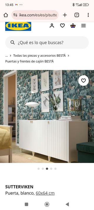 Puerta
 BESTA blanco Ikea