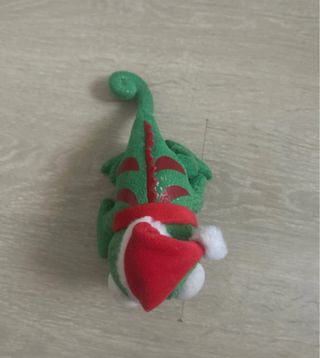 Peluche camaleón Pascal Navideño