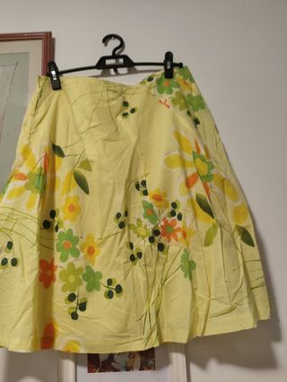 Vestido floral amarillo Alba Conde
