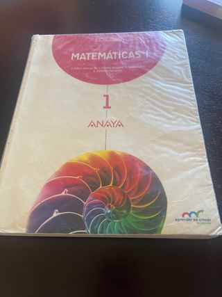 Matemáticas I.