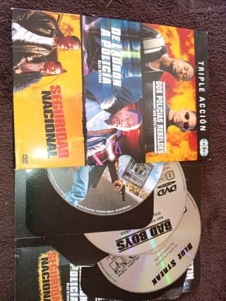 Triple Acción DVD: Bad Boys, Blue Streak, Segurida