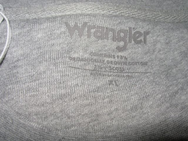 Felpa Wrangler grigia cotone