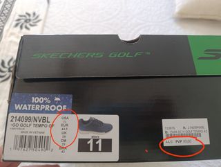 Zapatos Skechers Golf - Azul