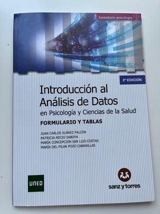 psicologia UNED Formulario y Tablas Estadísticas