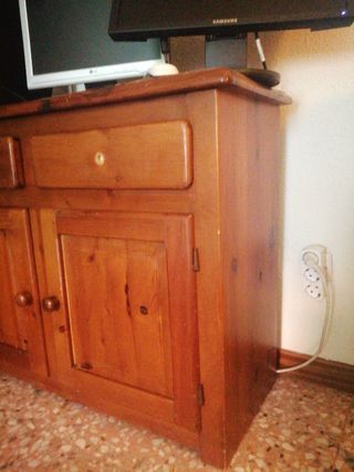 Mueble madera 2 cajones