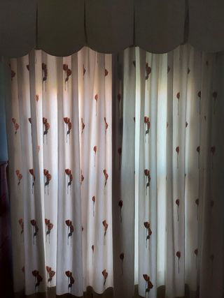 Cortinas dormitorio con bandeau
