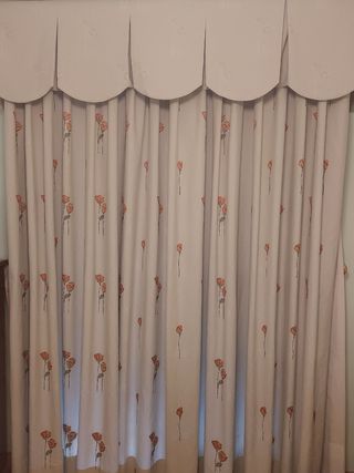 Cortinas dormitorio con bandeau