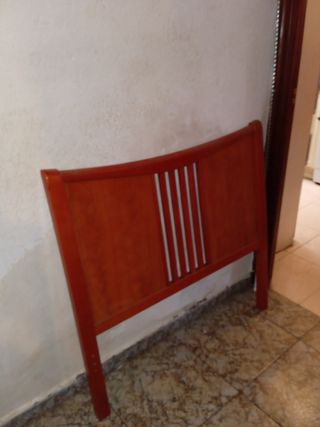 Cabecero cama de 90cm de madera marrón