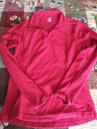 Sudadera polar roja talla M
