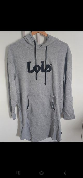 Sudadera Lois gris - Vestido capucha