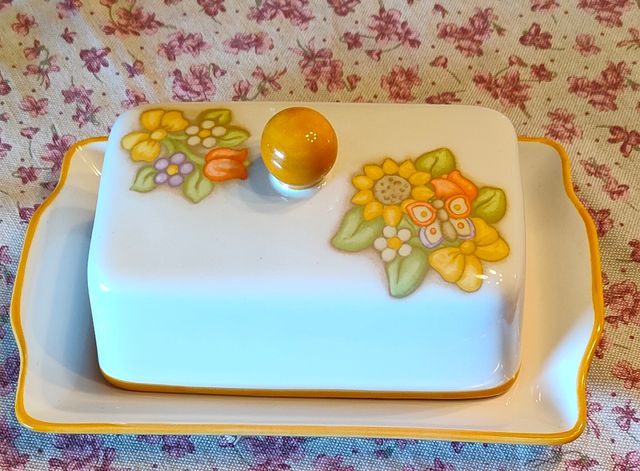 Porta burro Thun Country con fiori