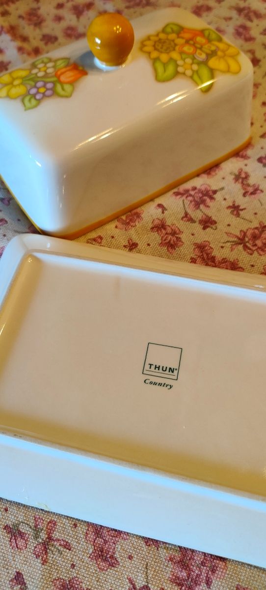 Porta burro Thun Country con fiori