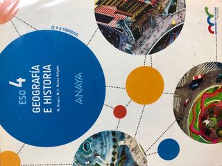 Libro Historia y Geografía 4º ESO Anaya 