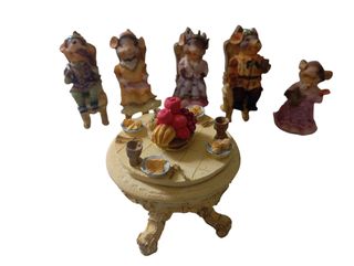 Família de ratinhos - Decoração