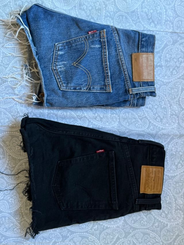 Shorts Levi's - Azul y Negro