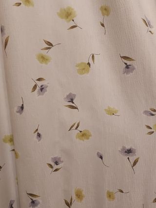 Cortinas salón - azules y blancas