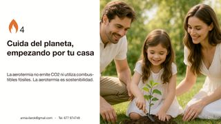 Instalación Aerotermia. Consumo -80%