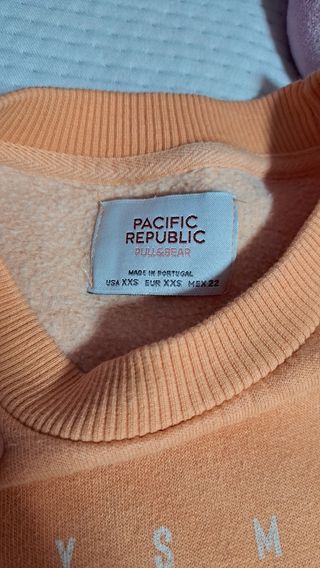 Sudadera Pacific Republic salmón