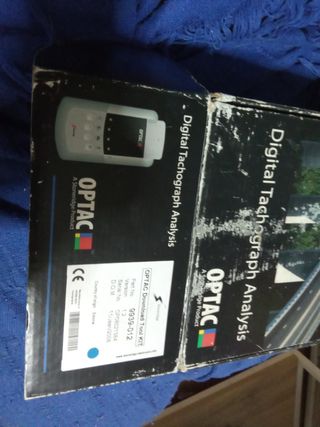 Optac: Descarga tacógrafo