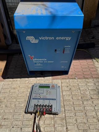 Inversor Victron Phoenix 24/3000 y Regulador Solar