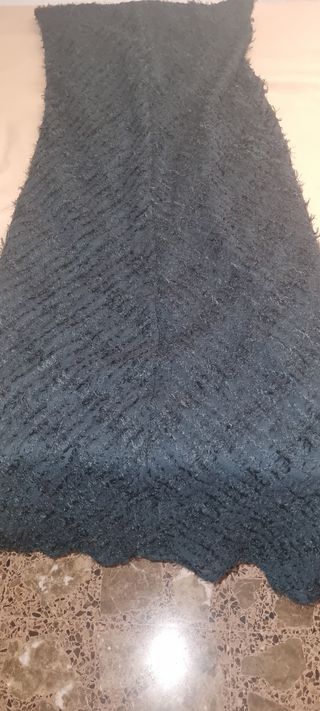 Vestido Zara negro encaje M