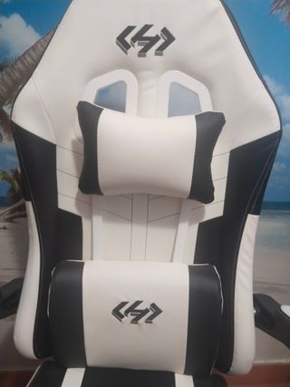 Silla Gamer Blanco/Negro