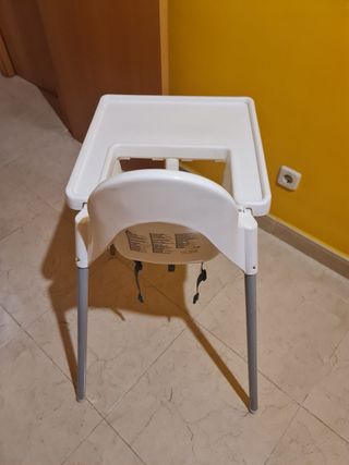 Trona bebé blanca