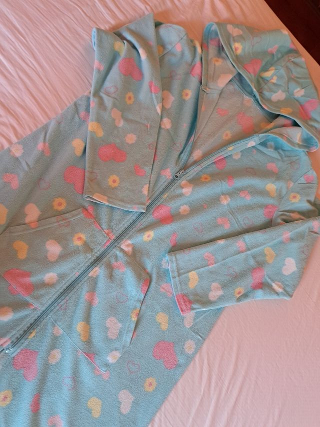 Bata Invierno - Azul Rosa