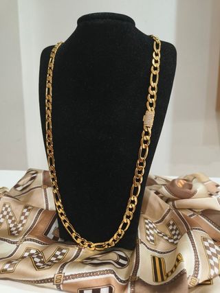 Cadena Cartier laminada en oro 18k - Cierre seguro
