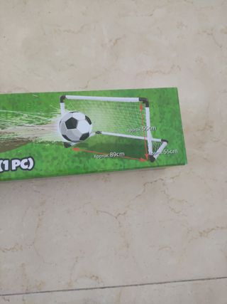 Puerta fútbol plegable niños NUEVO sin estrenar 