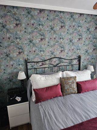 Decoración dormitorio: Papel pintado