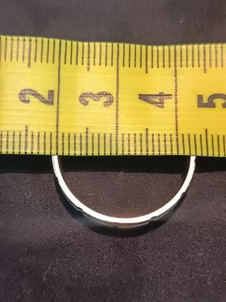 Anillo plata - moderno