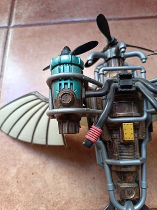 Avión steampunk juguete