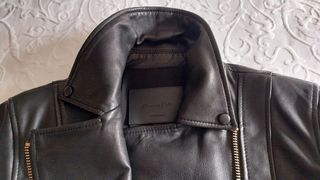 Cazadora Massimo Dutti Piel Negra