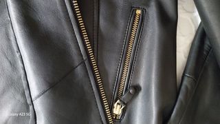 Cazadora Massimo Dutti Piel Negra