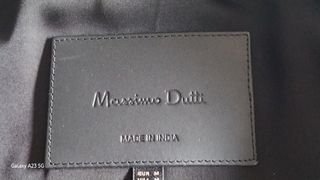 Cazadora Massimo Dutti Piel Negra