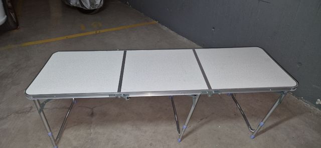 Mesa plegable camping - 1,80m