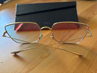 Gafas Dior doradas 