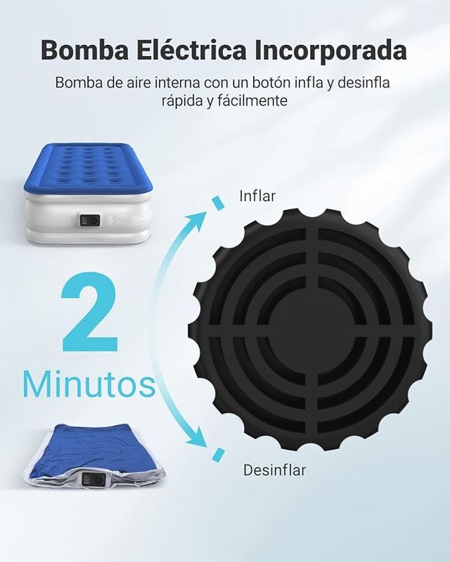 Colchón inflable iDOO con bomba