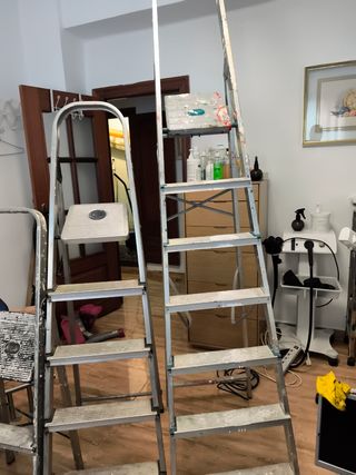 3 Escaleras de Aluminio