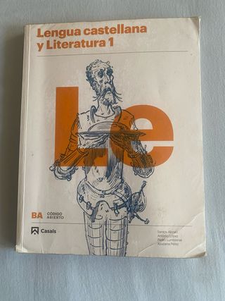 Lengua castellana y Literatura 1 Bachillerato