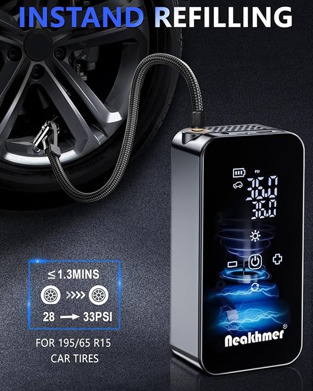 Mini inflador eléctrico Nekhmer