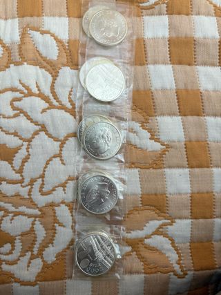 5 Monedas España 1994 Carlos I