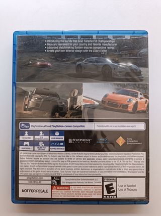 Gran Turismo Sport PS4 (PlayStation 4)