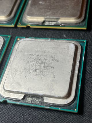4 procesadores Intel Dual Core y Core 2 Duo